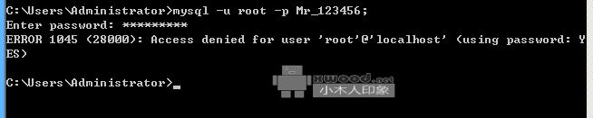 mysql报错1045 - Access denied for user "root"@43.254.226.72(using password:NO)