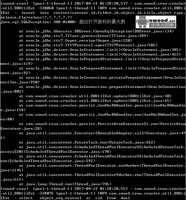 解决通过JDBC访问数据库报"SQLException:ORA-01000:超出打开游标的最大数"的异常问题